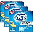 ACT Dry Mouth Lozenges With Xylitol, 36-Count, Sugar Free Honey-Lemon (Pack of 3)