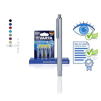 Didox LED (silber) Diagnostikleuchte, Diagnoselampe, Pupillenleuchte