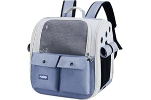 CARRY ME PLEASE Cat Backpack Carrier Airline Approved – Breathable Pet Carrier Backpack for Small Dogs, Cats, Puppies, Rabbits – Travel Dog Backpack with Ventilated Design for Hiking, Outdoor, Car Trips