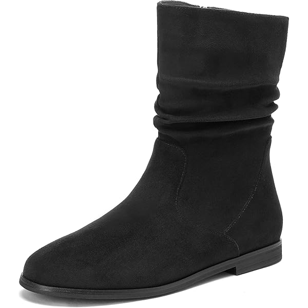 Amazon.com | Herstyle Slouch Flat Ankle Booties for Women – Short