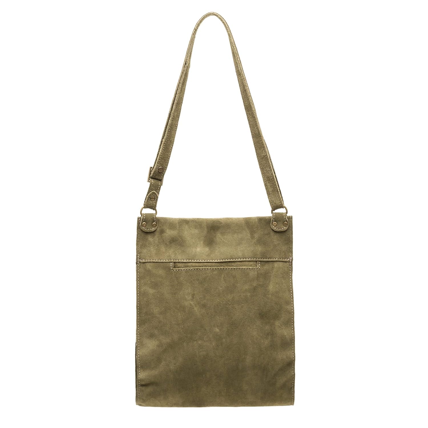 Olive suede bag Clearance