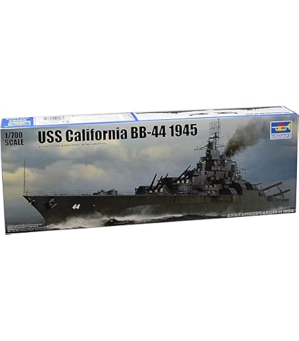 トランペッター 1/700 アメリカ海軍 BB-44 カリフォルニア 1941 USS California BB-44 Battleship 1941 1/700 Trumpeter