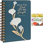 Only Zest Christian Journal for Women—Christian Art Gifts Notebook with Scripture, Spiral Faith Journal for Devotionals and Bible Journaling, Inspirational Writing Notebook for Bible Study, 140 Pages