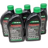 Pack of 5 Kawasaki 99969-6296 Genuine OEM K-Tech SAE 10W-40 4-Cycle Engine Oil