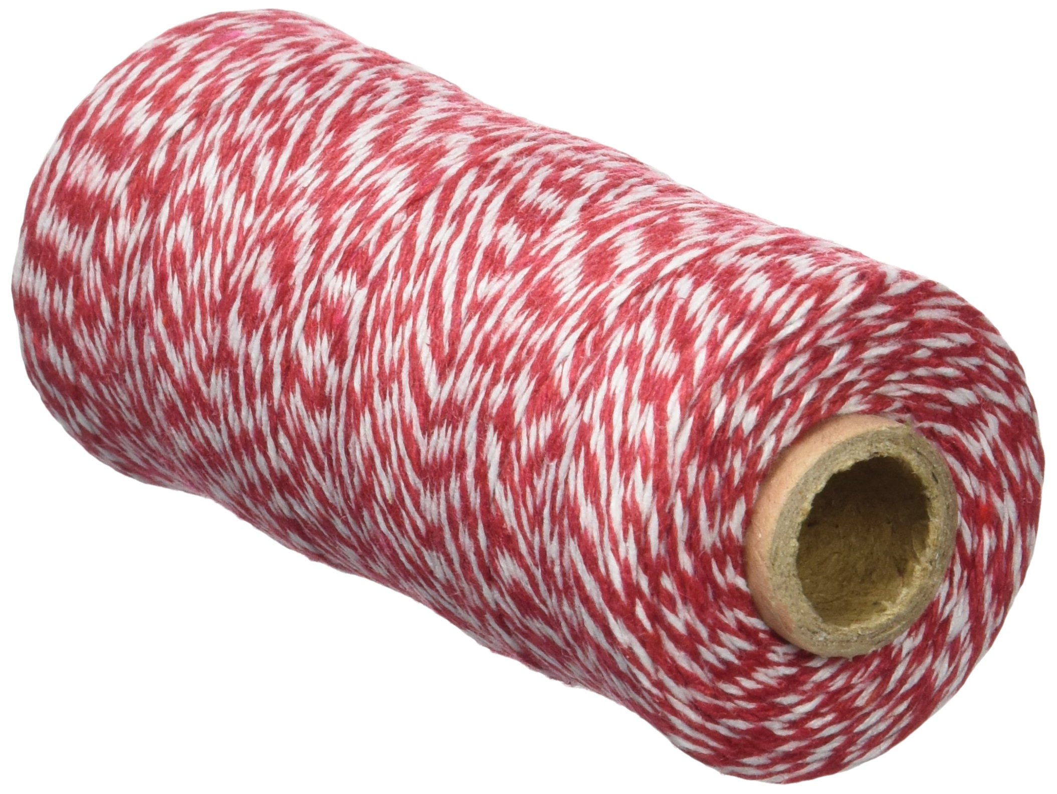 Mopec Roll of 200 Metres of 4 Thread Braided Cord, Textile, White