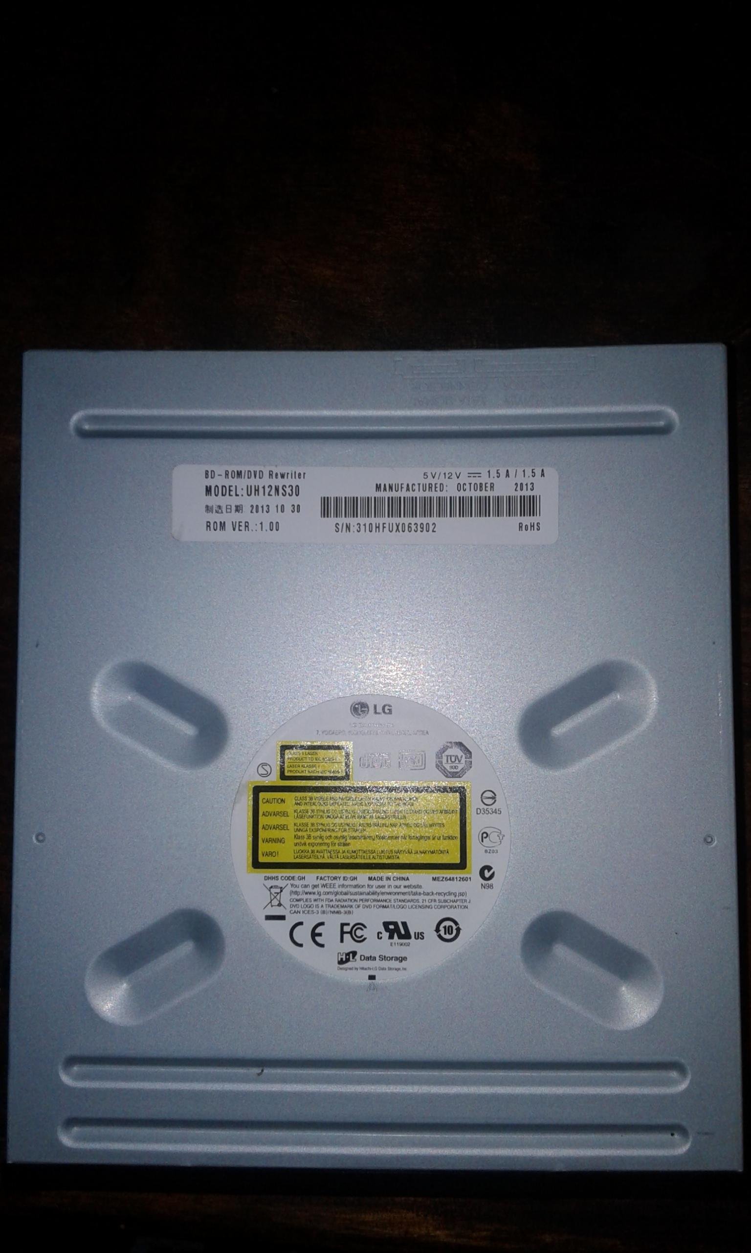 LG Internal UH12NS30 BDROM Bluray Optical Drive Buy Online in UAE. Pc Products in the UAE