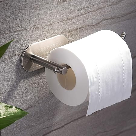 ZUNTO Toilettenpapierhalter Ohne Bohren Selbstklebend Papierhalter Edelstahl Klopapierhalter Toilette Rollenhalter