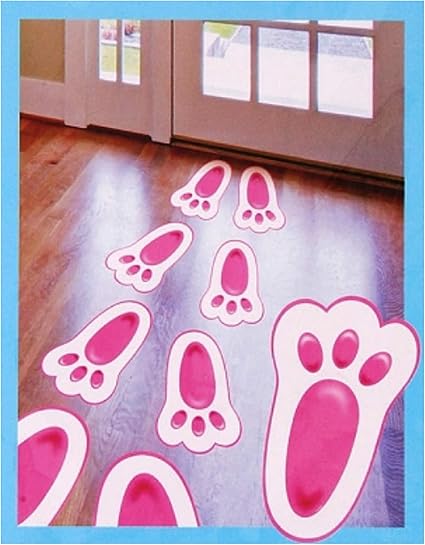 Amazon Com Bunny Footprints 16 Easter Bunny Paw Print