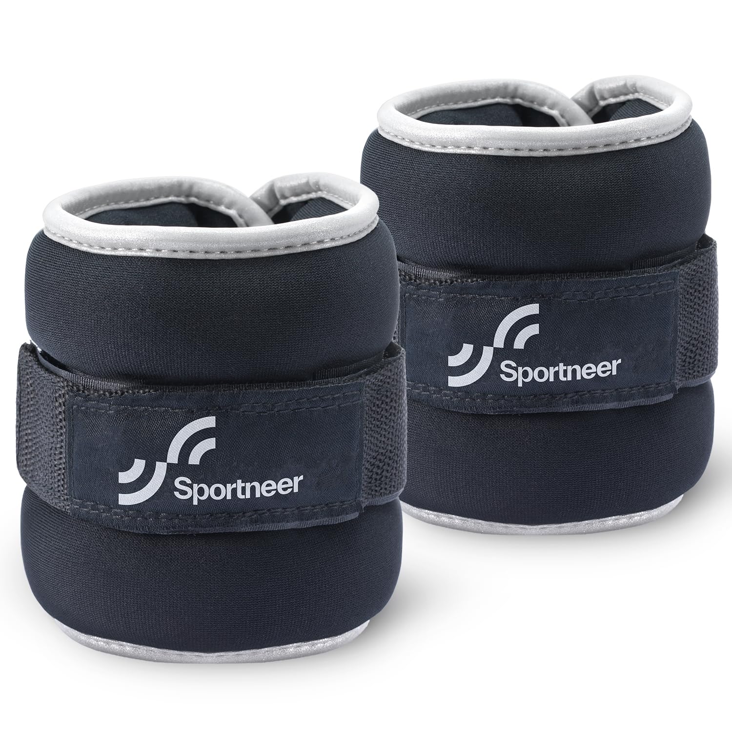 Sportneer Ankle Weights, Ankle Weight Wrist Weight Straps 2 x 0.5 kg / 2 x 1 kg/ 2 x 1.5 kg/ 2 x 2 kg/ 2 x 3 kg Ankle Weights Set for Dancing, Running, Walking, Fitness