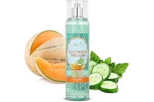 FREIDA AND JOE Cucumber Melon Fine Fragrance Body, Womens Perfume Fragrance Body Mist & Sprays, Women's Refreshing Scented Gifts & Presents 8 oz Fine Mist Spray Bottle