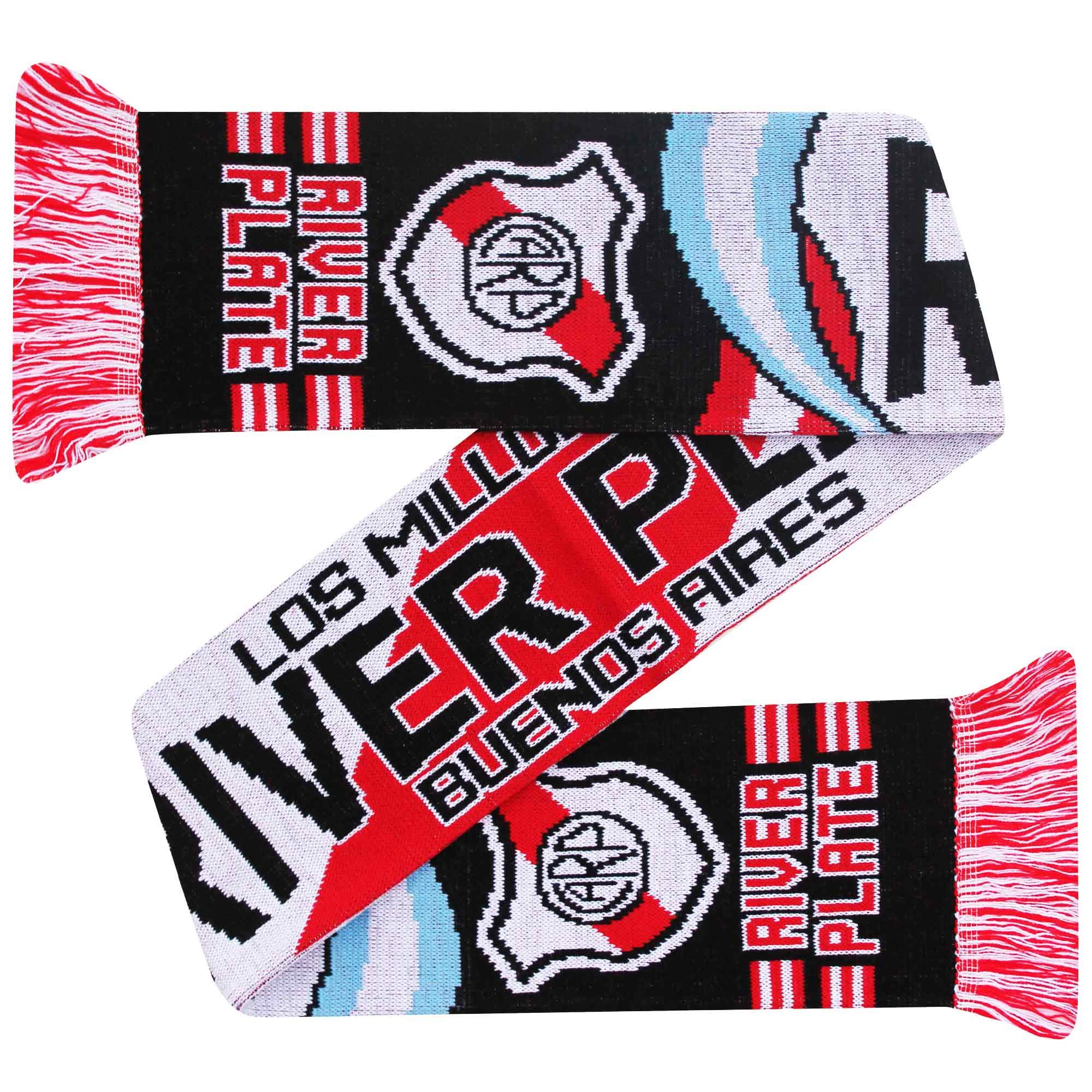 CA River Plate CARP Los Millonarios Football Crest Scarf (100% Acrylic)