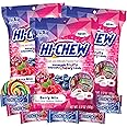 Sweetzo - Berry Mix Candy Chews Individually Wrapped Fruity Flavored Soft Candies, Sharable Bite Size Treats, On the Go Bags, Pack of 3