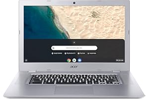 Acer Premium Chromebook, 15.6" FHD IPS, A6-9220C, 4GB RAM, 32GB eMMC,Chrome OS, Silver, CB315-2H-6259 (Renewed)