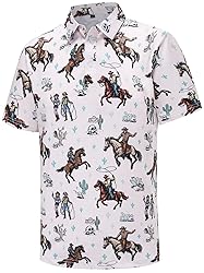 Mens Golf Polo Shirts Short Sleeve Dry Fit Funny