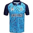 England ODI Cricket Jersery Worldcup T20 Shirt (Medium, Blue)