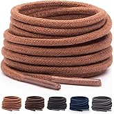 Miscly Shoe Laces for Dress Shoes - Round Oxford Shoelaces for Men - Multiple Lengths and Colors Available
