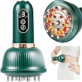 DiDEER Lymphatic Drainage Massager & Anti Cellulite Massage Tool, Reduce Stretch Marks & Cellulite,for Legs, Arms & Belly, Body Sculpting Machine with Microcurrent, Light, Heat & Vibration (Green)