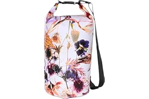 MARCHWAY Floating Waterproof Dry Bag Backpack 5L/10L/20L/30L/40L, Roll Top Sack Keeps Gear Dry for Kayaking, Rafting, Boating, Swimming, Camping, Hiking, Beach, Fishing