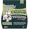 Sprinkle & Sweep Pet Accident Cleanup for All Hard Surface - Non Toxic Quick Pet Mess Cleaner & Odor Remover for Urine, Poop, Vomit, Diarrhea & Potty Training 1 Pack (15oz)