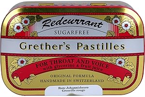 GRETHER'S Grether´s Pastillen Redcurrant Zuckerfrei, 110 g Tablets