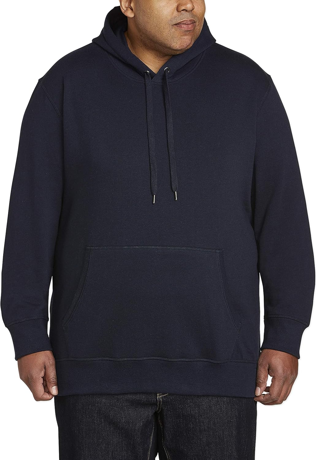  Essentials Men's Big & Tall Hooded Fleece Sweatshirt fit by DXL: Clothing