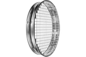 HVAC OV Galvanized Metal Duct End Cap - 12 Inch Fit with Mesh - Available in Different Sizes to Suit