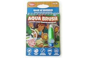 KANGATOYS Water Reveal Coloring Scripture Book for Kids Ages 3+. Book of Mormon Stories: Preschool, Elementary, Primary, Christian, Religion