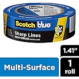 ScotchBlue Sharp Lines Multi-Surface Painterââ‚¬â„¢s Tape, 2093, 1.41 inch x 60 yard, 1 Roll