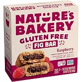 Nature&rsquo;s Bakery Gluten Free Raspberry Fig Bars, Real Fruit, Nut Free, 6 Pack