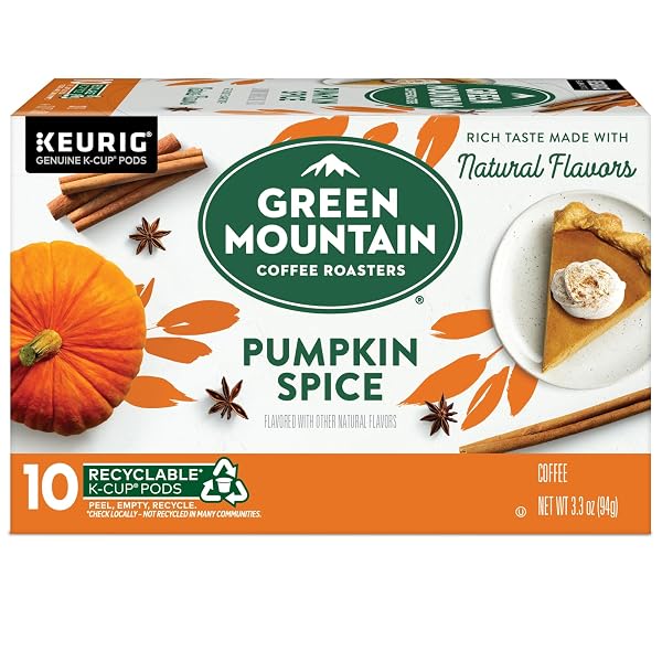 GREEN MOUNTAIN COFFEE ROASTERS PUMPKIN SPICE, SINGLE-SERVE KEURIG...