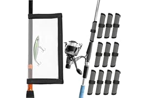 GENERIC 10 Pack Fishing Lure Covers,1 Pack Clear Fishing Bait Wraps,Lure Shield Fishing Lure Cover,Lure Wraps for Fishing Rod Fishing Hook Bait Covers