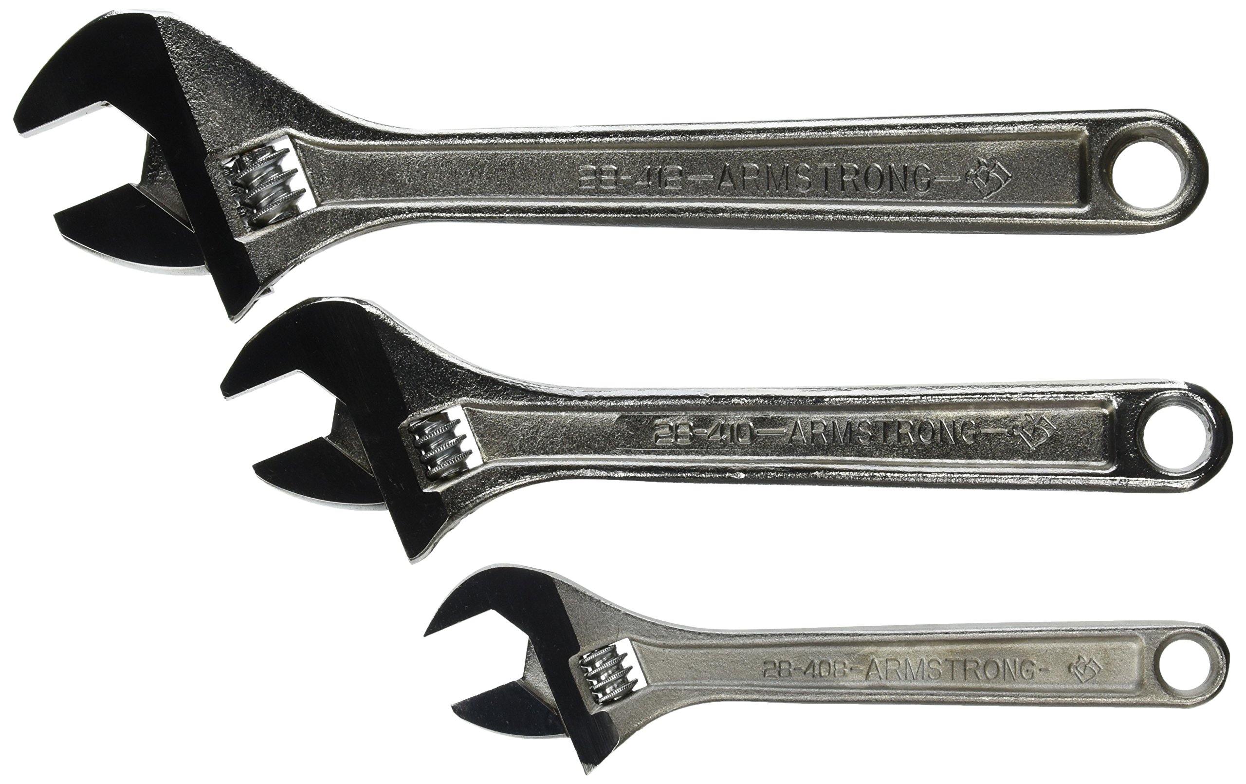 Armstrong 28850 Chrome Adjustable Wrench Set, 3Piece The Dead Bell
