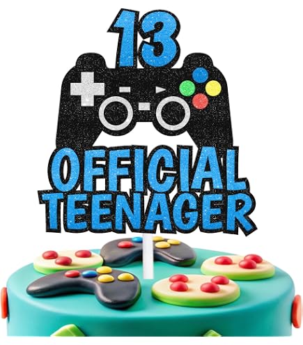 Amazon.com: Level 13th Unlocked Cake Topper - Electronic Games