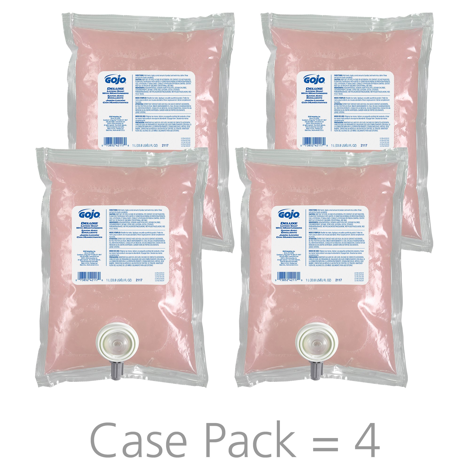 GOJO NXT Deluxe Lotion Soap with Moisturizers, EcoLogo Certified, 1000