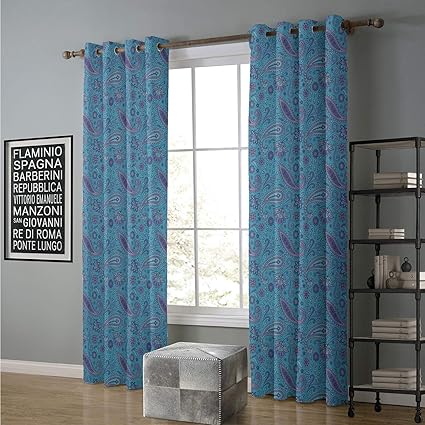 Amazon Com Jinguizi Blackout Curtain Noise Reducing 108 By 96