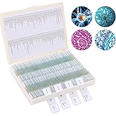 OOZSTAR 120 Microscope Slides with Specimens, Plant, Insect, Animal, Algae Slide Set for Biological Science Laboratory Basic Biological Science Education