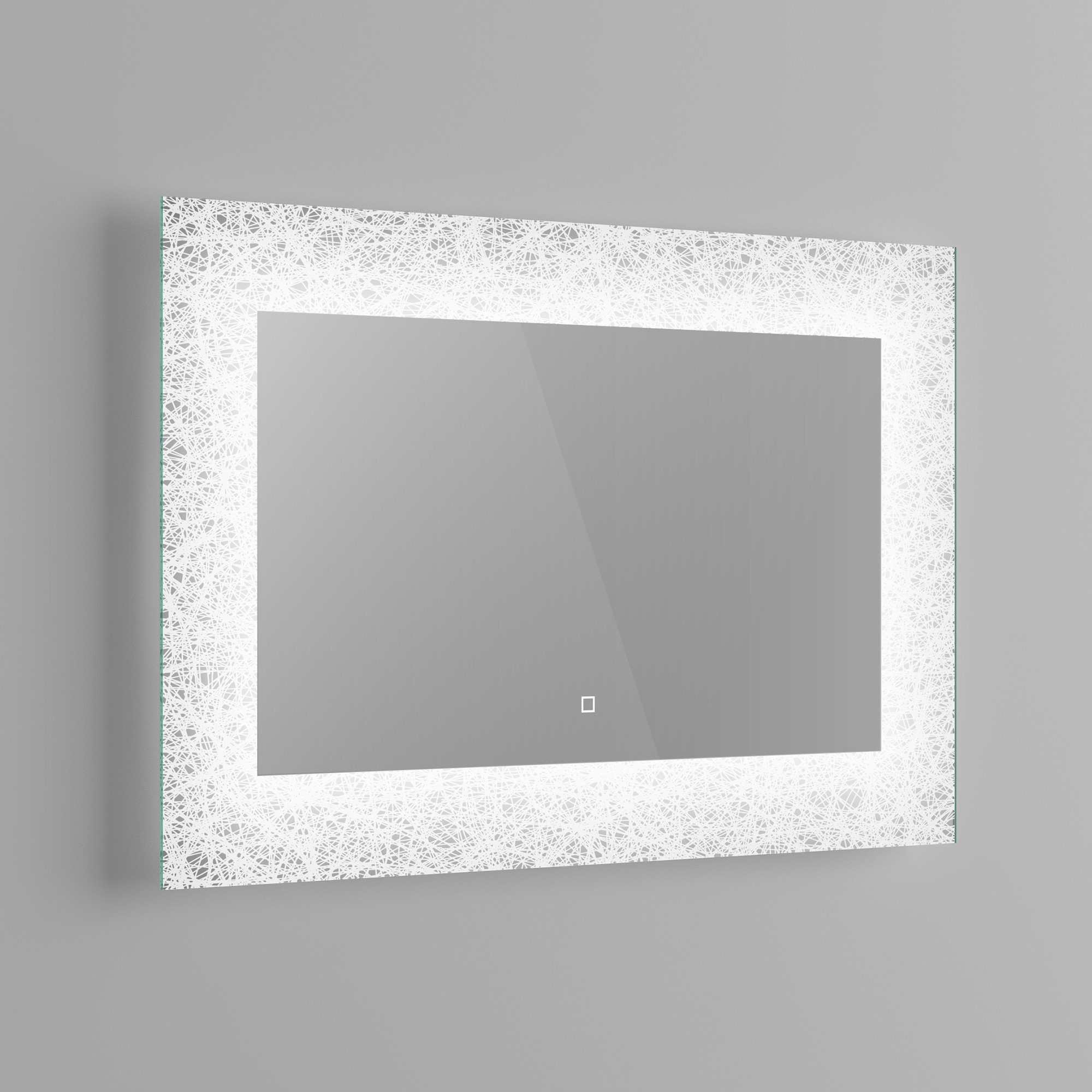 900 x 600 mm Designer Illuminated LED Bathroom Mirror Light Sensor