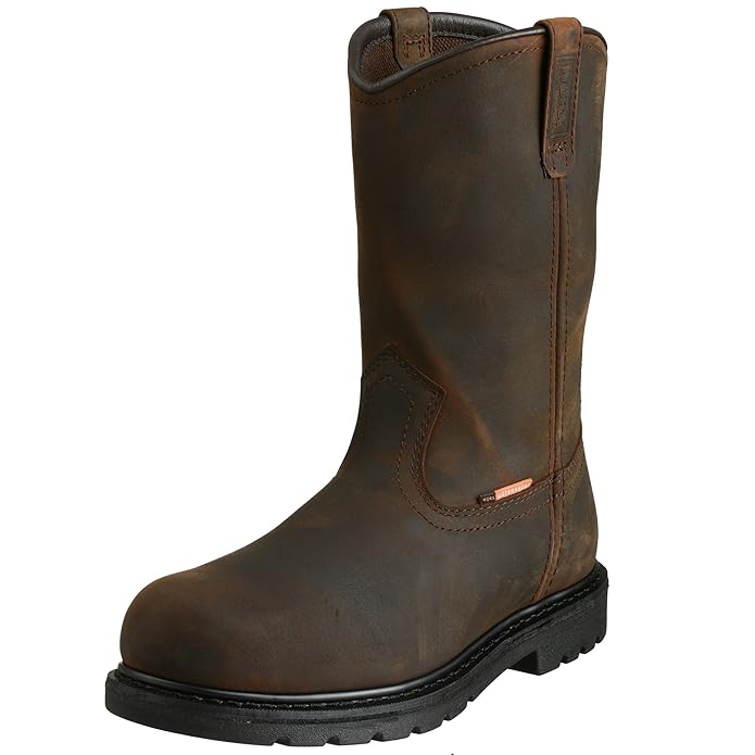 Red Wing Worx Shoes Men's 5700 9" PullOn Steel Toe Waterproof Work