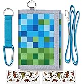 Yollber Kids Wallets With Coin Pocket, Boys Wallets for Kids Ages 4-18, Toddler Trifold Wallet for Boys With 9 Card Holders,Novelty Wallet for Childrens Birthday Gifts