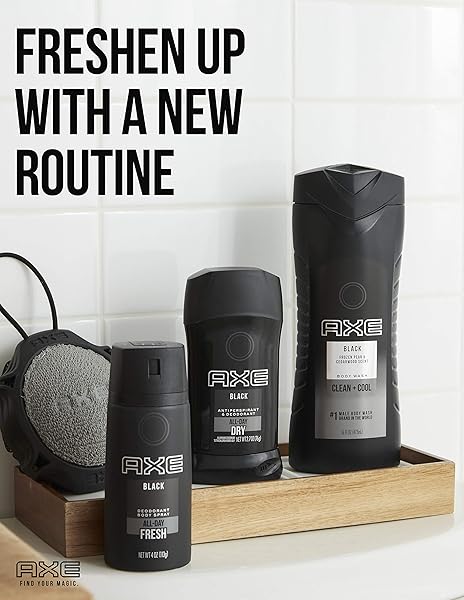 AXE BLACK ANTIPERSPIRANT DEODORANT STICK FOR MEN 2.7 OZ