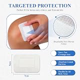 Rocialle Non-Woven Adhesive Dressings 5cm x 7cm 50 Count Hypoallergenic view 3