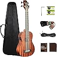 Caramel UEM48 Laminated Mahogany 30" Acoustic & Electric Ukulele Bass