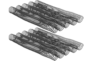 20 Pack Plastic Spiral Binding Coils, 32mm 280 Sheet Capacity 4:1 Pitch Binding Spirals Spiral Binding Spines, Spiral Binding