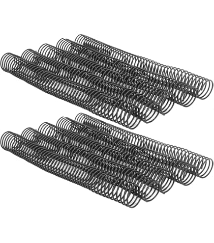 Black Plastic Spiral Binding Coils 9/16\ (14mm), 115