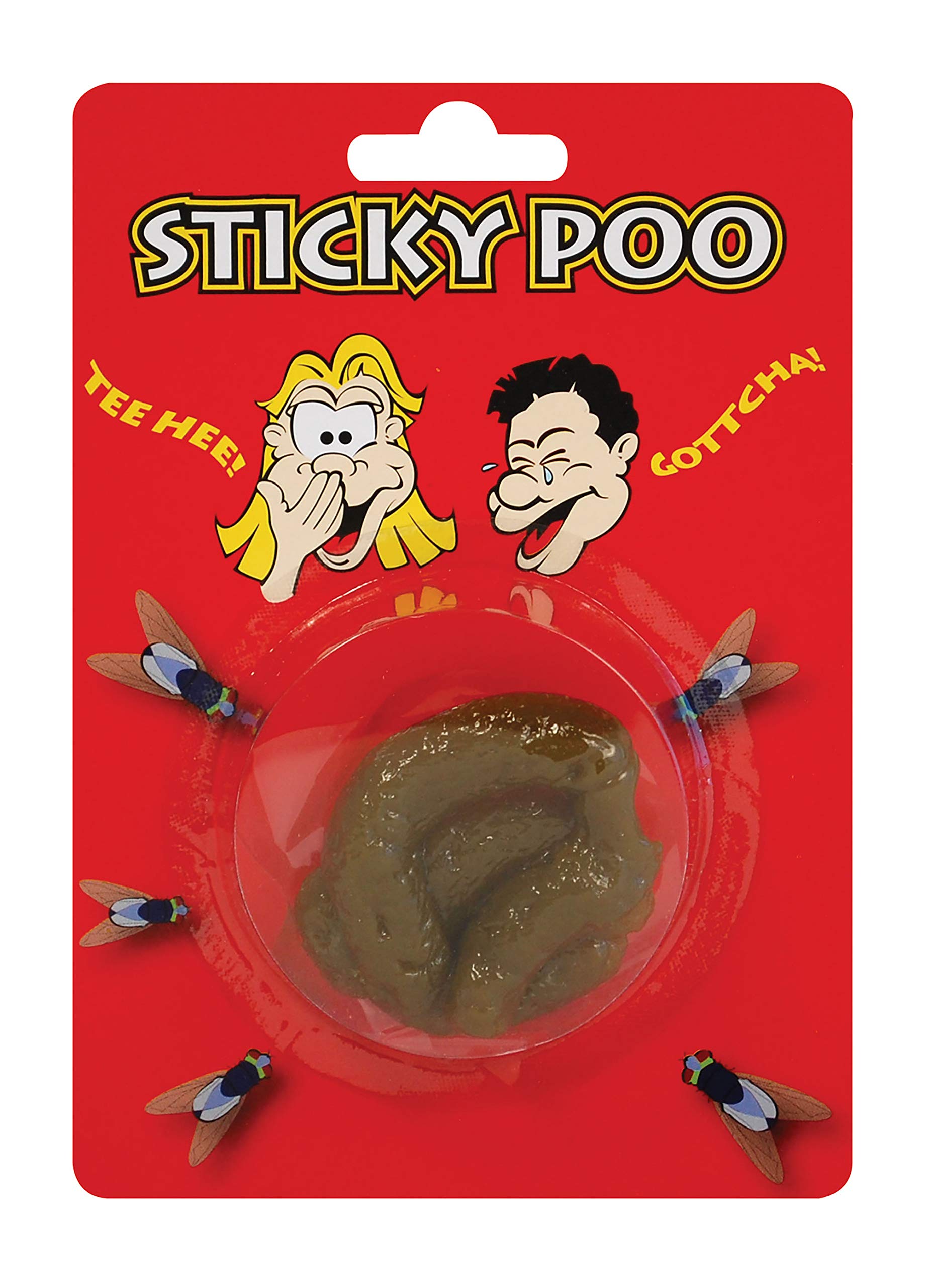 Fun Jokes, Pranks, Stocking Fillers, Gifts & Novelties (Sticky Poo)