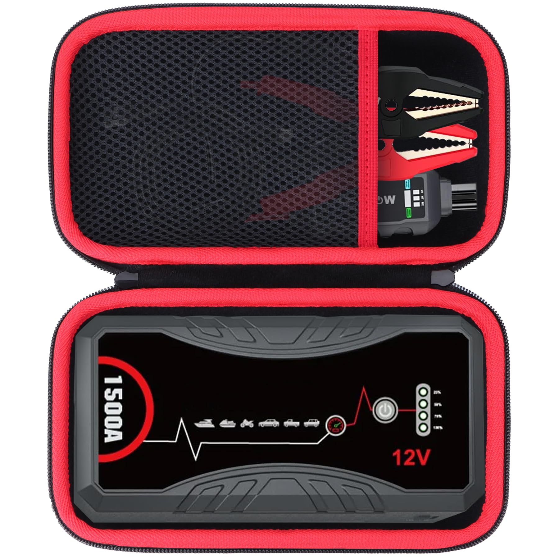 Photo 1 of **ONLY CASE**Lebakort Storage Case Compatible with NEXPOW Q10S 1500A / T11F Portable Jump Starter Car Battery Jump Starter Power Pack