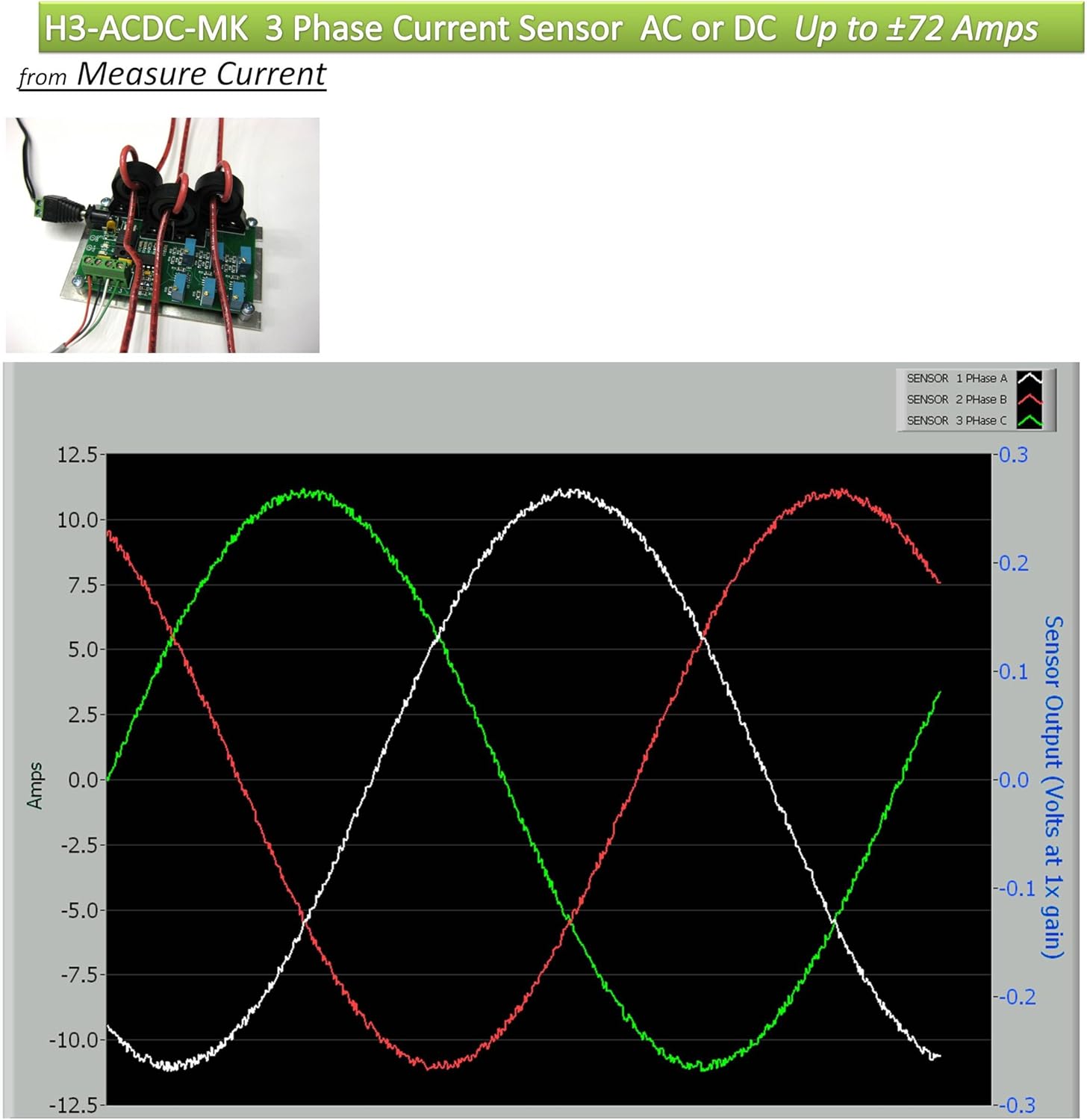 Honeywell CSLA2CD Hall Effect Sensor H3AACDC72MK 3 Way 3 channel