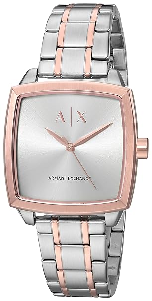 Armani Exchange Damen Quarz Uhr mit Edelstahl Armband AX5449