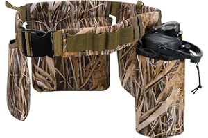 TAINAT Dove Hunting Belt Bag,Adjustable Field and Game Belt with Shotgun Shell Pouch and Water Bottle Carrier for Outdoor Hunting,Dog Training,Shooting