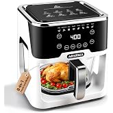 AOJIMYCA 6QT Glass Air Fryer with Touchscreen
